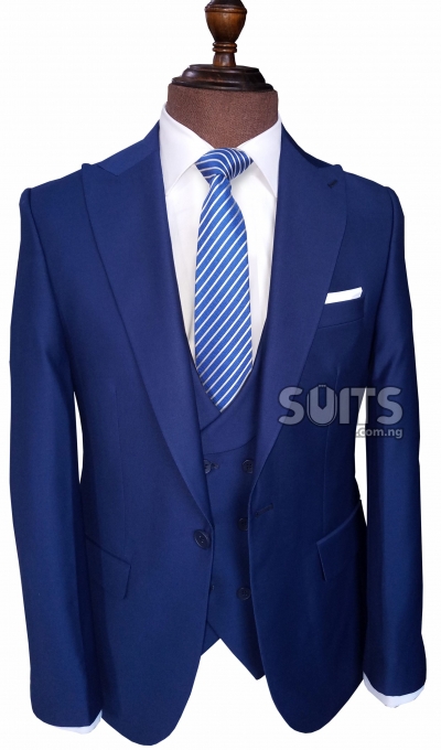 Deep Royalblue 3piece Suit