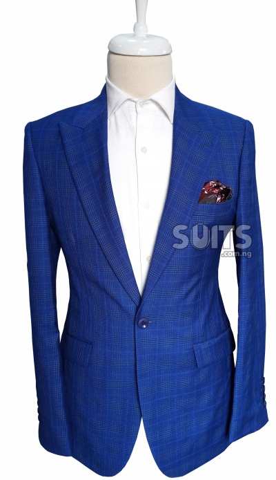 Royal Blue check Blazer