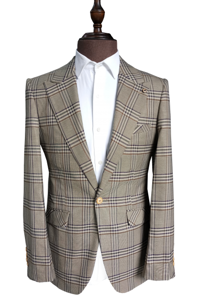 Brown, Navy blue & Chocolate brown Blazer