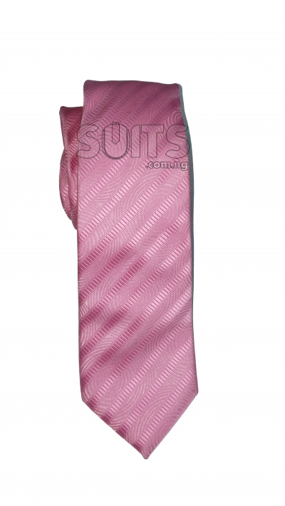 Pink Hidden Stripes Tie - Medium & Large Sizes