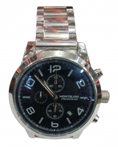 Montblanc Silver Chronograph Watch