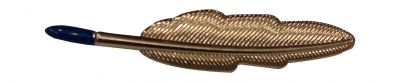 Gold plated leaf design Tie-tack